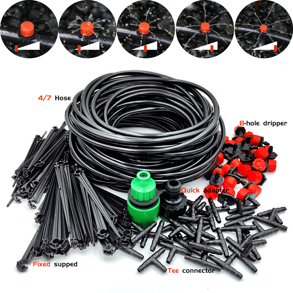 Urban Farming System - Broeikas 15M-30M Diy Druppelirrigatie Systeem Automatische