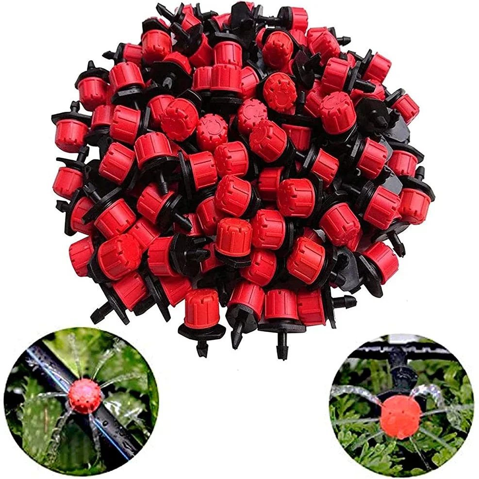 Urban Farming System - 50 Stuks Verstelbare Irrigatie Druppelaars Sprinklers
