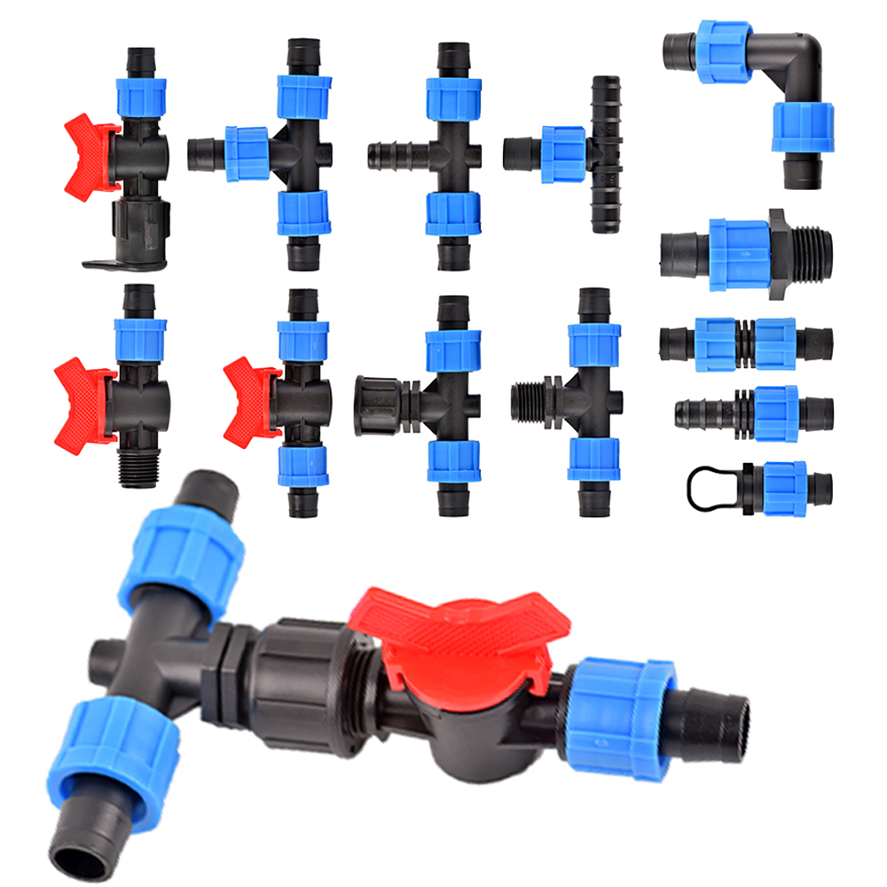 Urban Farming System - 16mm Micro Irrigatie Drip Tape Connectors