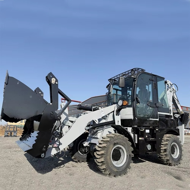 Urban Farming Projects - Compacte multifunctionele graaflader 4x4 diesel CE