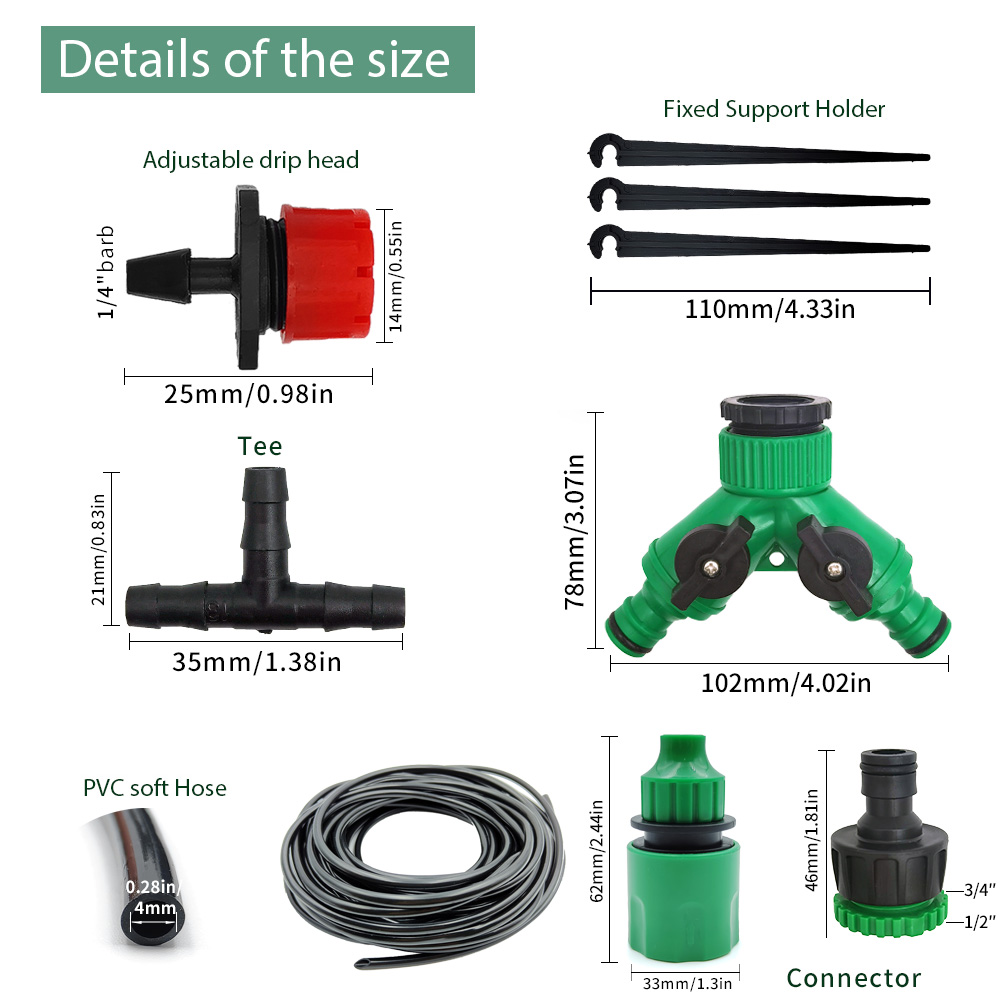 Broeikas 15M-30M Diy Druppelir - Urban Farming System recensie en prijs
